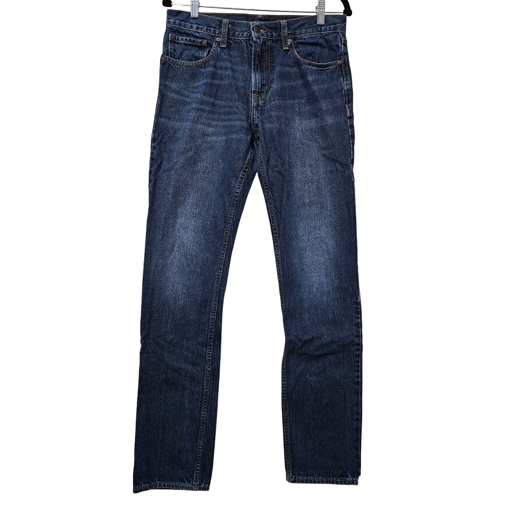 Old Navy Men's Dark Blue Slim Straight Jeans